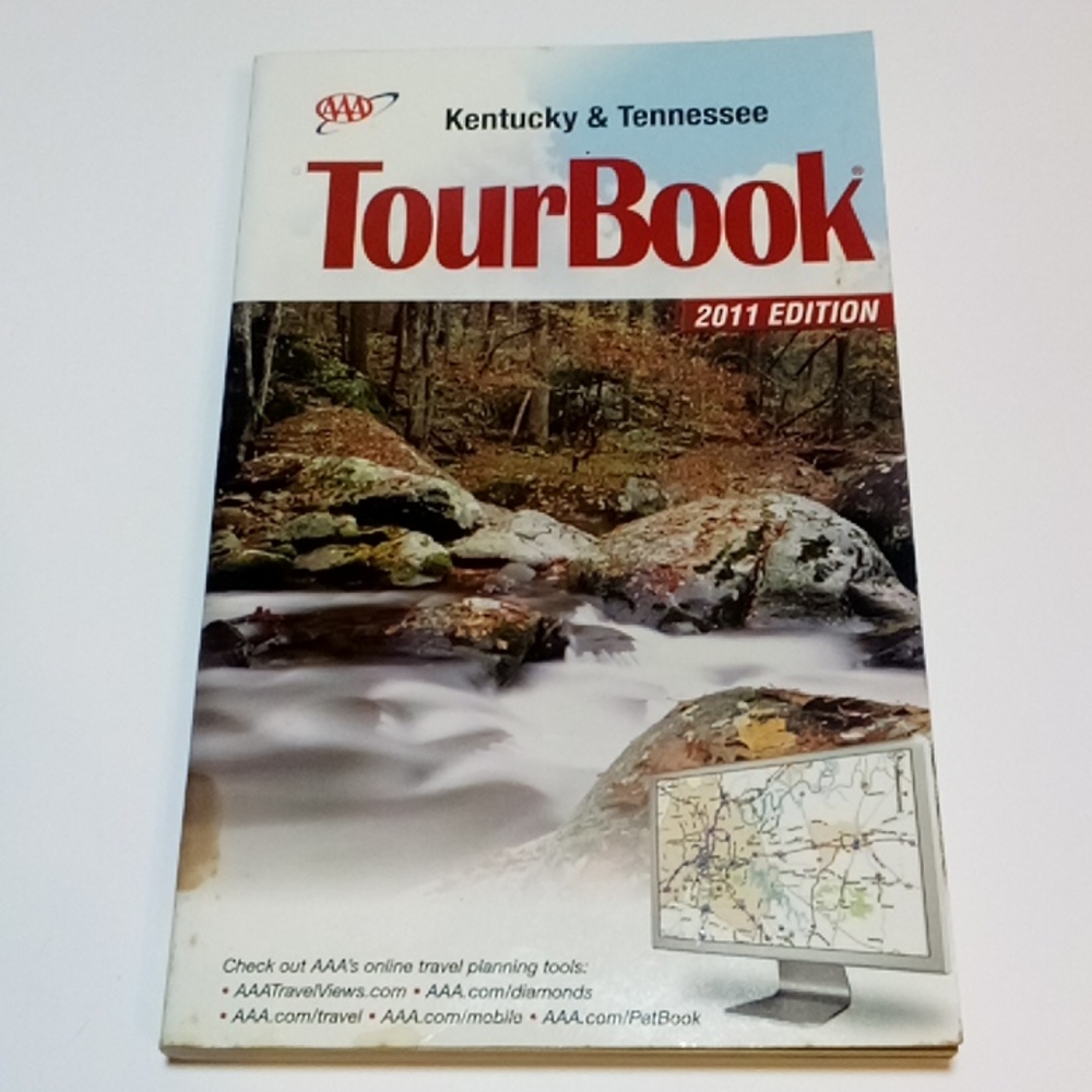 2/$15 AAA Kentucky & Tennessee TourBook 2011 Edition Paperback